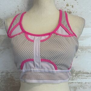 Nike Pink and Gray Sports Bra